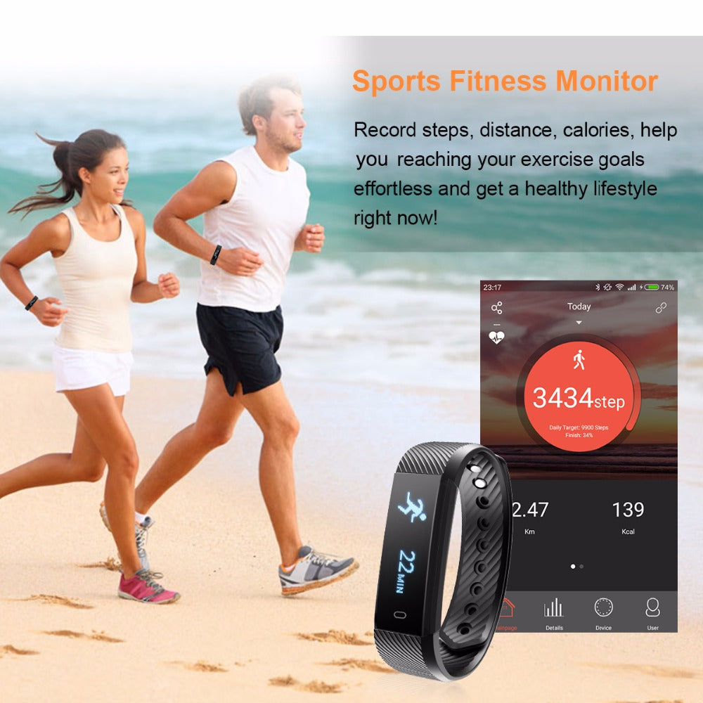 OLED WaterProof Smart Wristband Bracelet For Android/IOS Phones