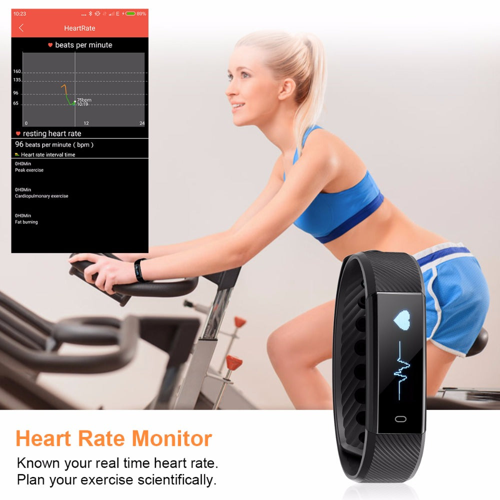 OLED WaterProof Smart Wristband Bracelet For Android/IOS Phones