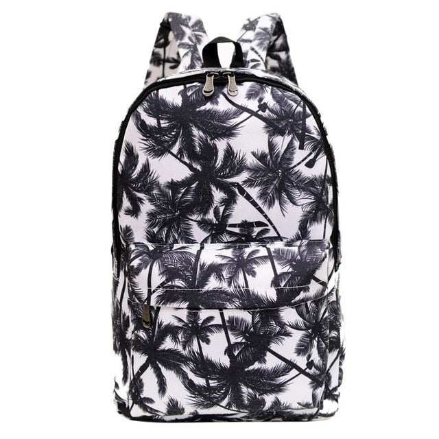 Retro Print Backpack 13 Styles