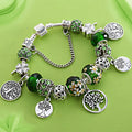 Tree of Life Crystal Charms Bead Bracelet